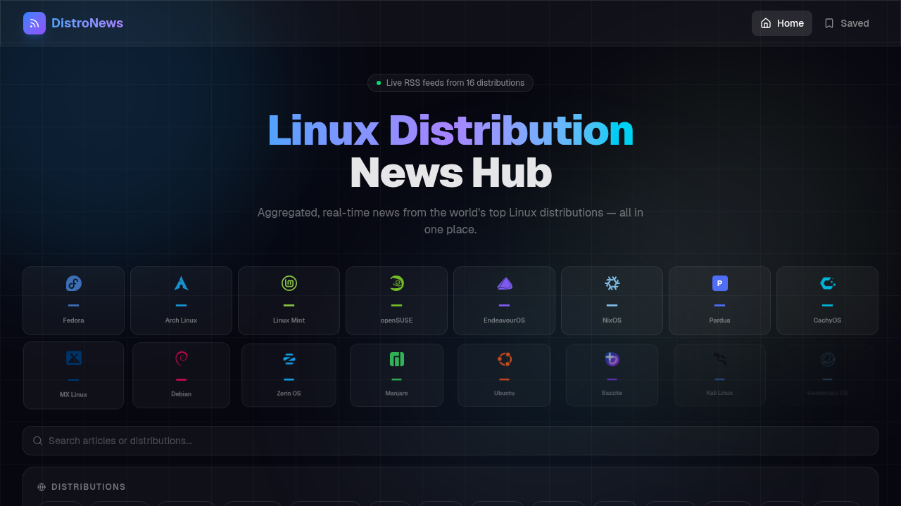 Linux Distribution News Hub